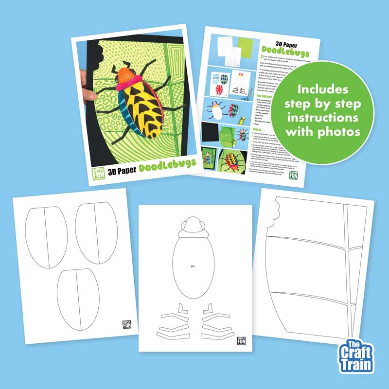 Doodlebug 3D art project