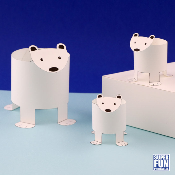 Paper Polar Bear – Super Fun Printables