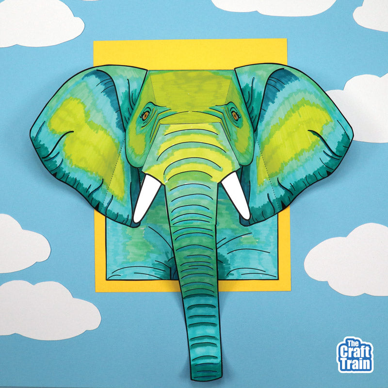 3D Elephant Craft