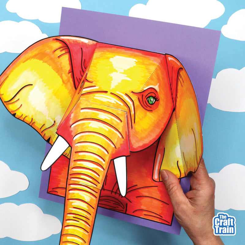 3D Elephant Craft