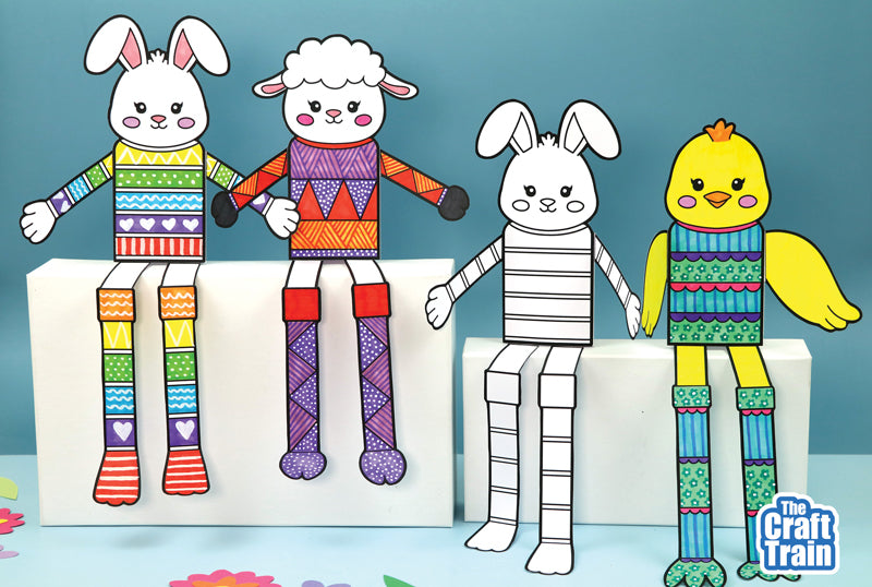 Spring Pattern Art Animals