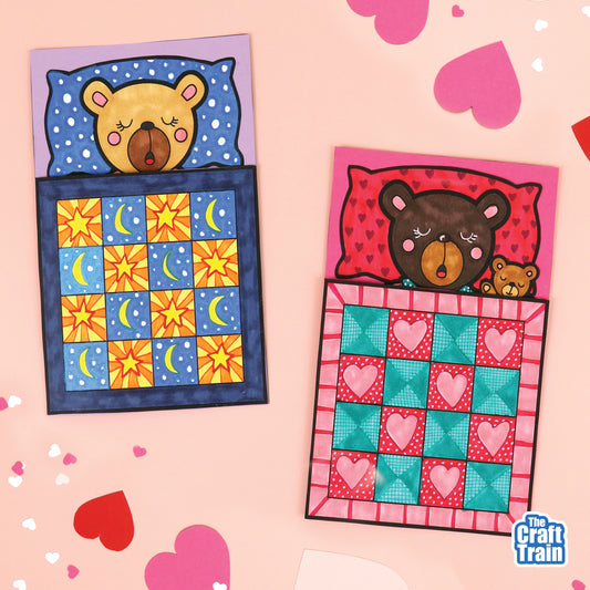 Bear In Bed Mother's Day Card