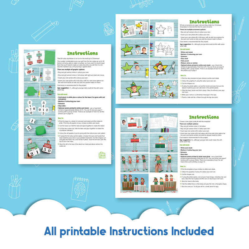 Elf Photo Craft Bundle