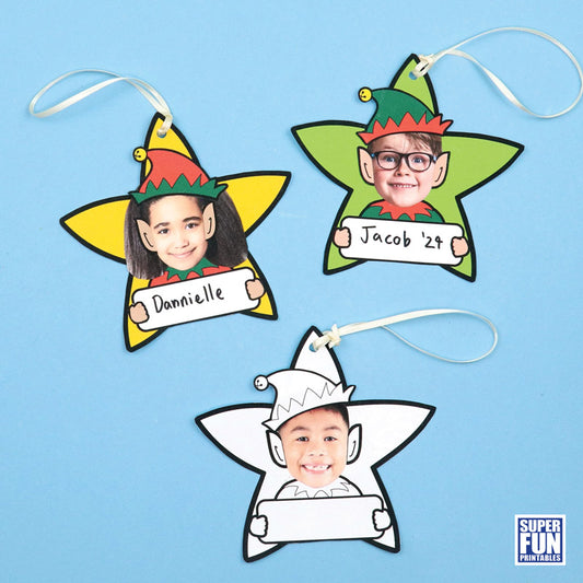 Elf Star Ornament