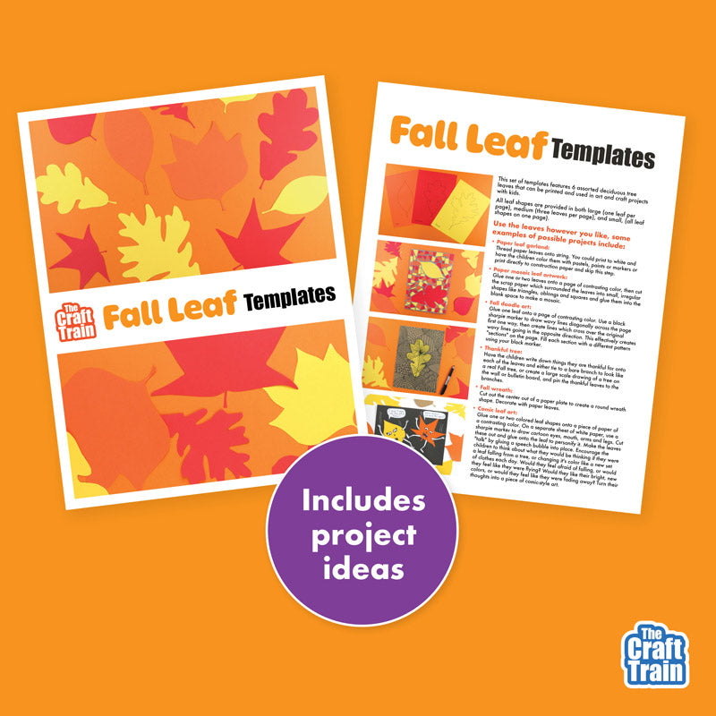 Leaf templates for Autumn or Fall