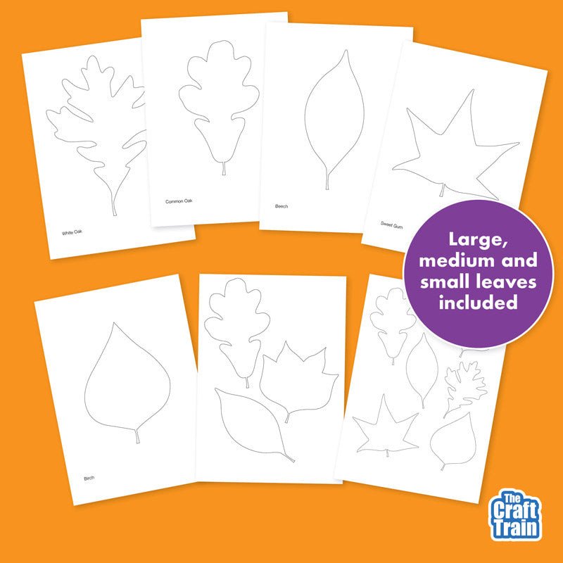 Leaf templates for Autumn or Fall