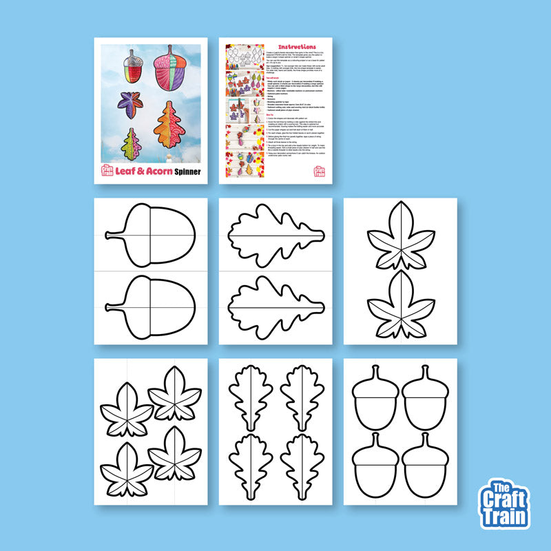 Acorn & Leaf Spinner