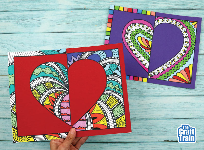 Positive Negative Heart Art