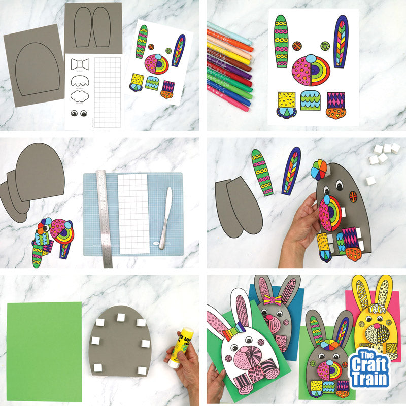 3D Doodle Art Bunny