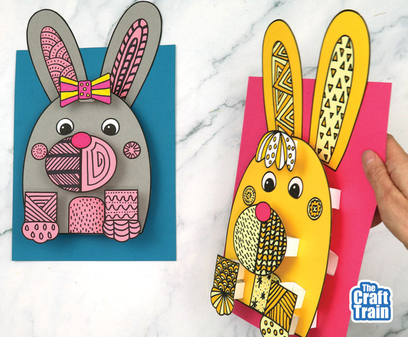 3D Doodle Art Bunny