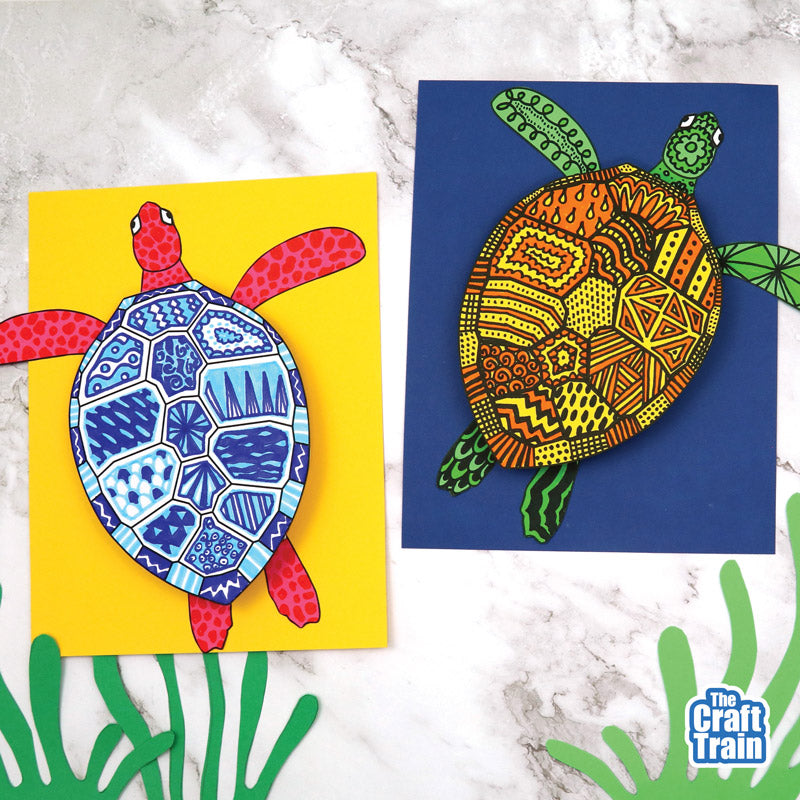 Turtle Doodle Art