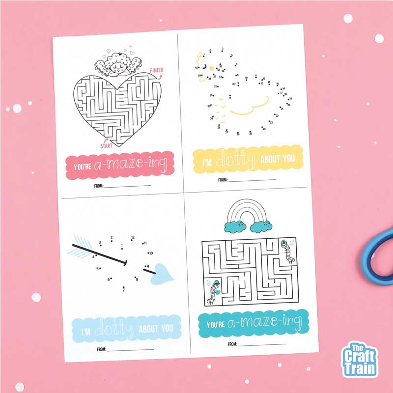 Valentines Puzzle Cards
