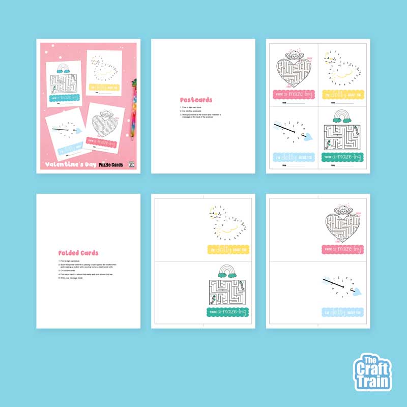Valentines Puzzle Cards