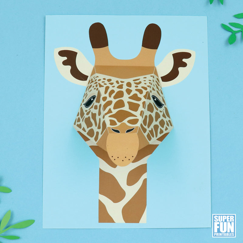 3D Giraffe Portrait