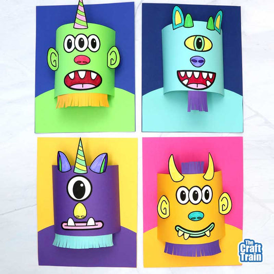 3D monster paper craft