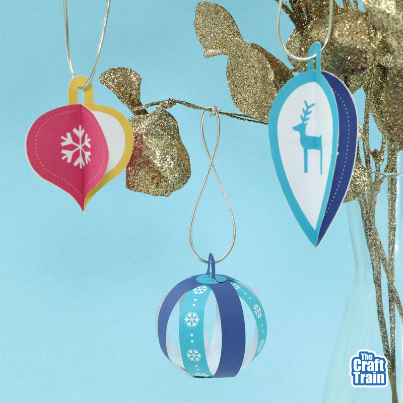 Paper Christmas Baubles