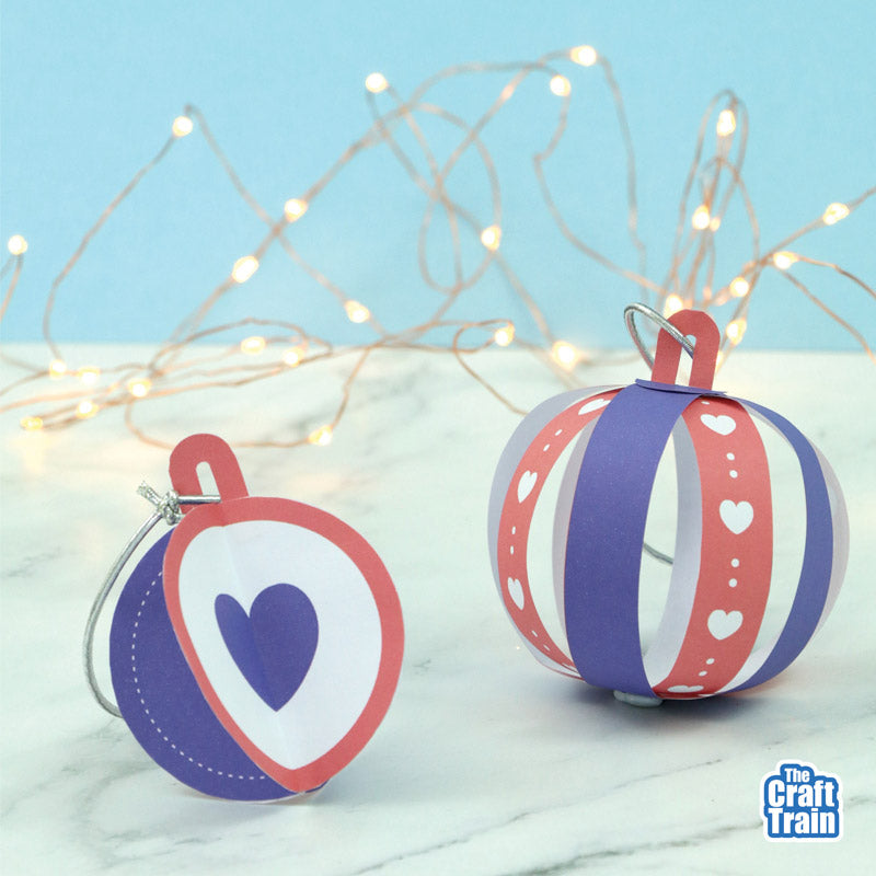 Paper Christmas Baubles