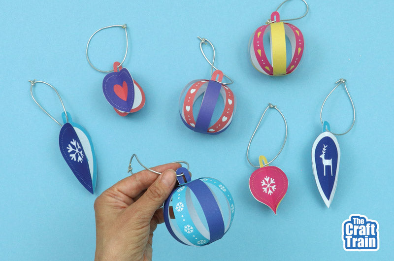 Paper Christmas Baubles