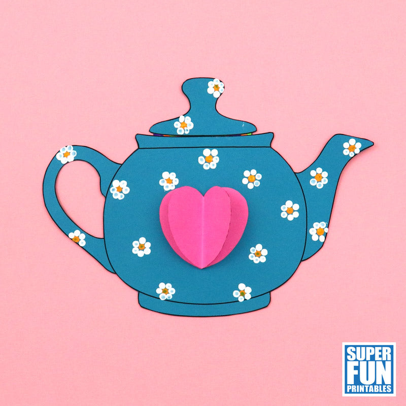 Teapot Mother's Day Card