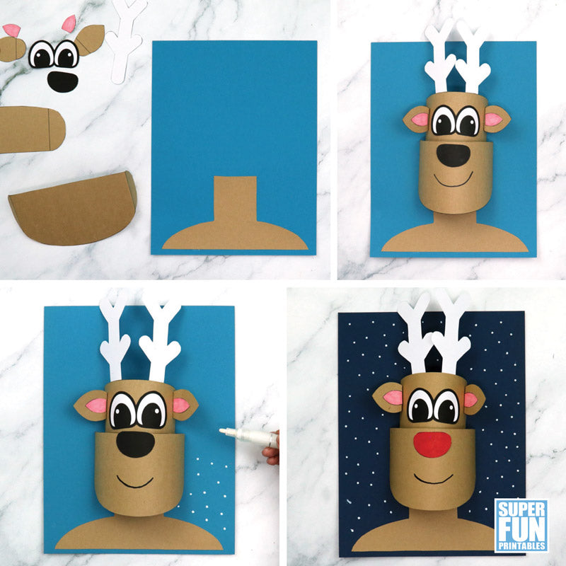 3D Reindeer character portrait