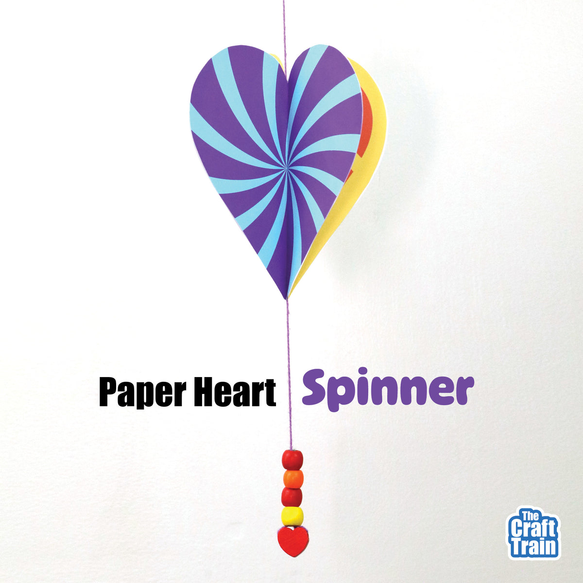 Paper Heart Spinner