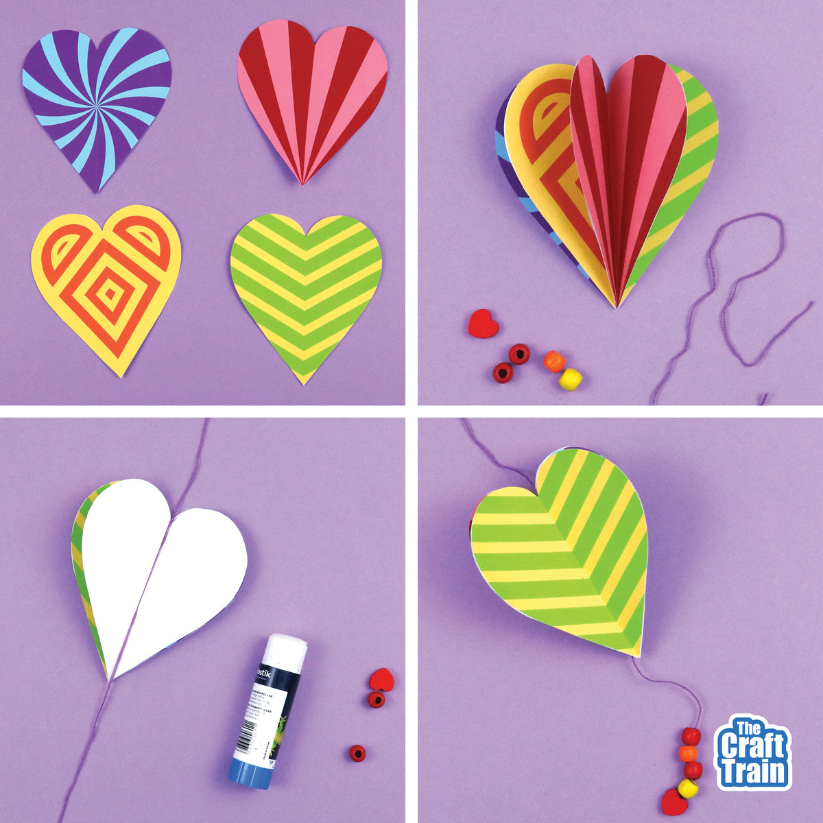 Paper Heart Spinner