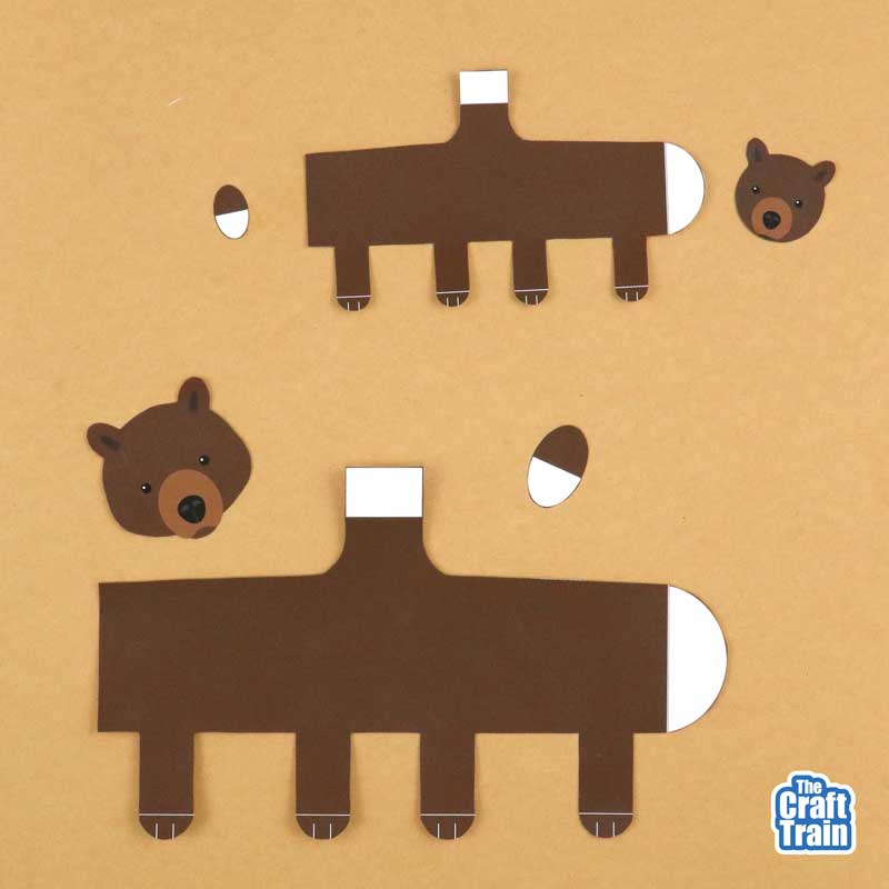Spring woodland paper craft