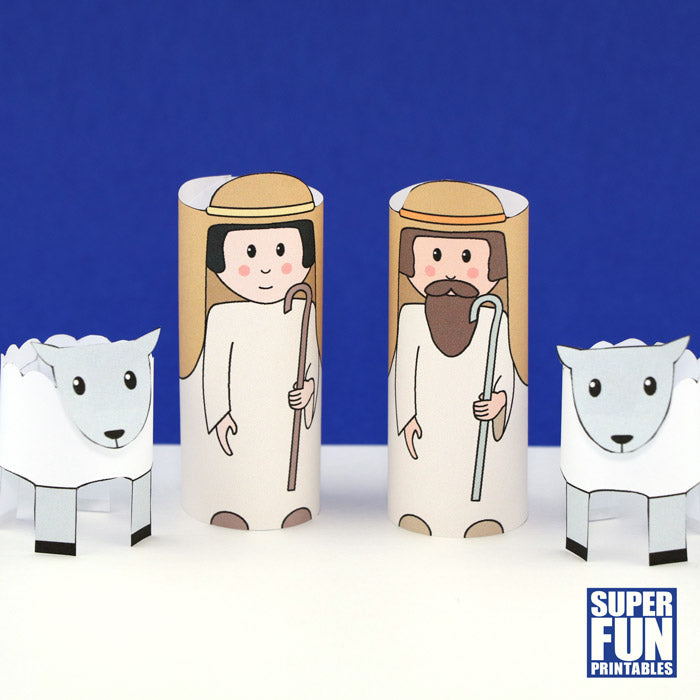 Printable nativity scene