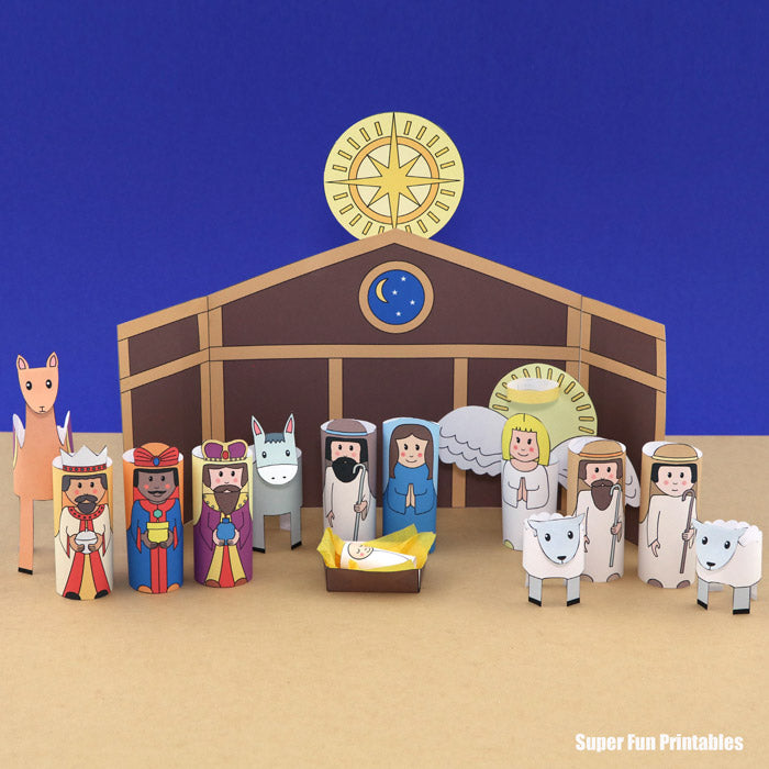nativity scene printables