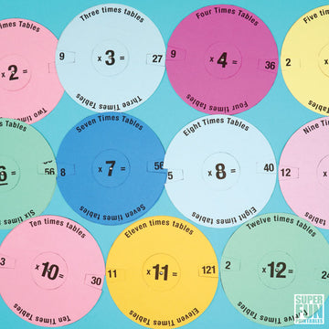 Times Table Spinners – Super Fun Printables