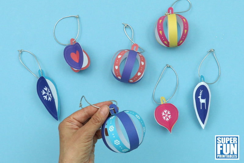 Paper Christmas Baubles