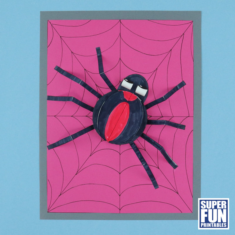 3D paper spider