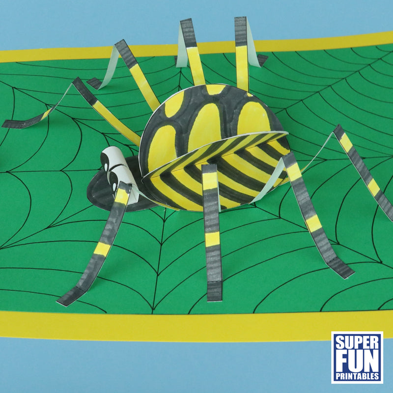 3D paper spider