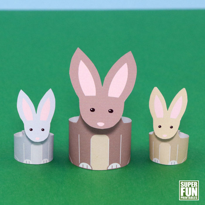 Spring woodland paper craft