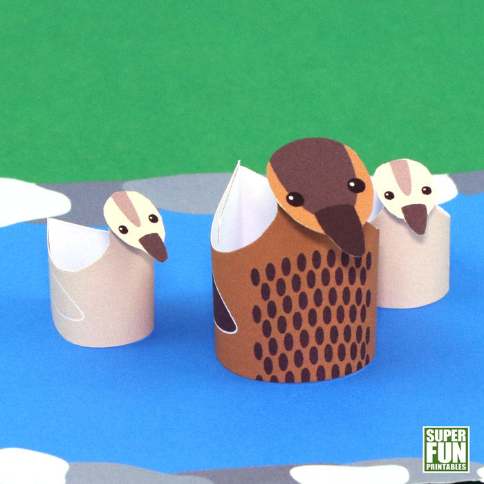 Spring woodland paper craft