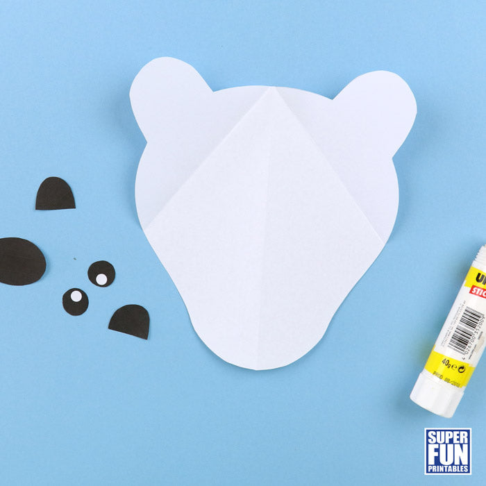 3D polar bear craft